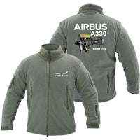 Thumbnail for Airbus A330 & Trent 700 Engine Designed Fleece Military Jackets (Customizable)