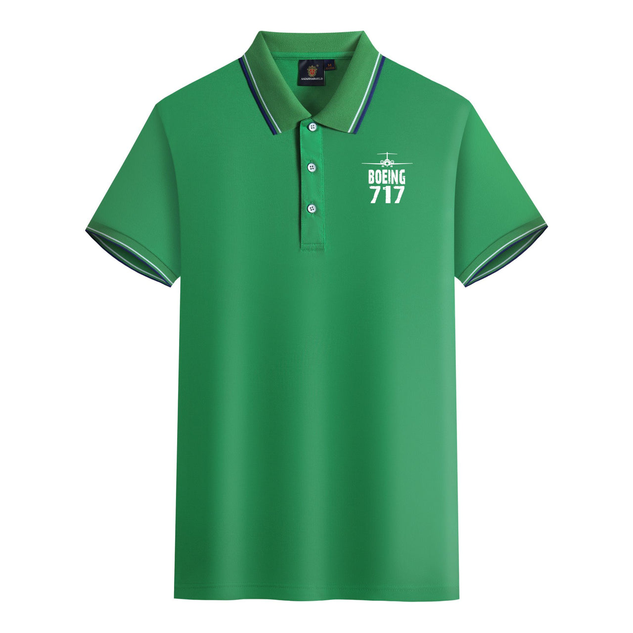 Boeing 717 & Plane Designed Stylish Polo T-Shirts