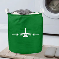 Thumbnail for Airbus A400M Silhouette Designed Laundry Baskets