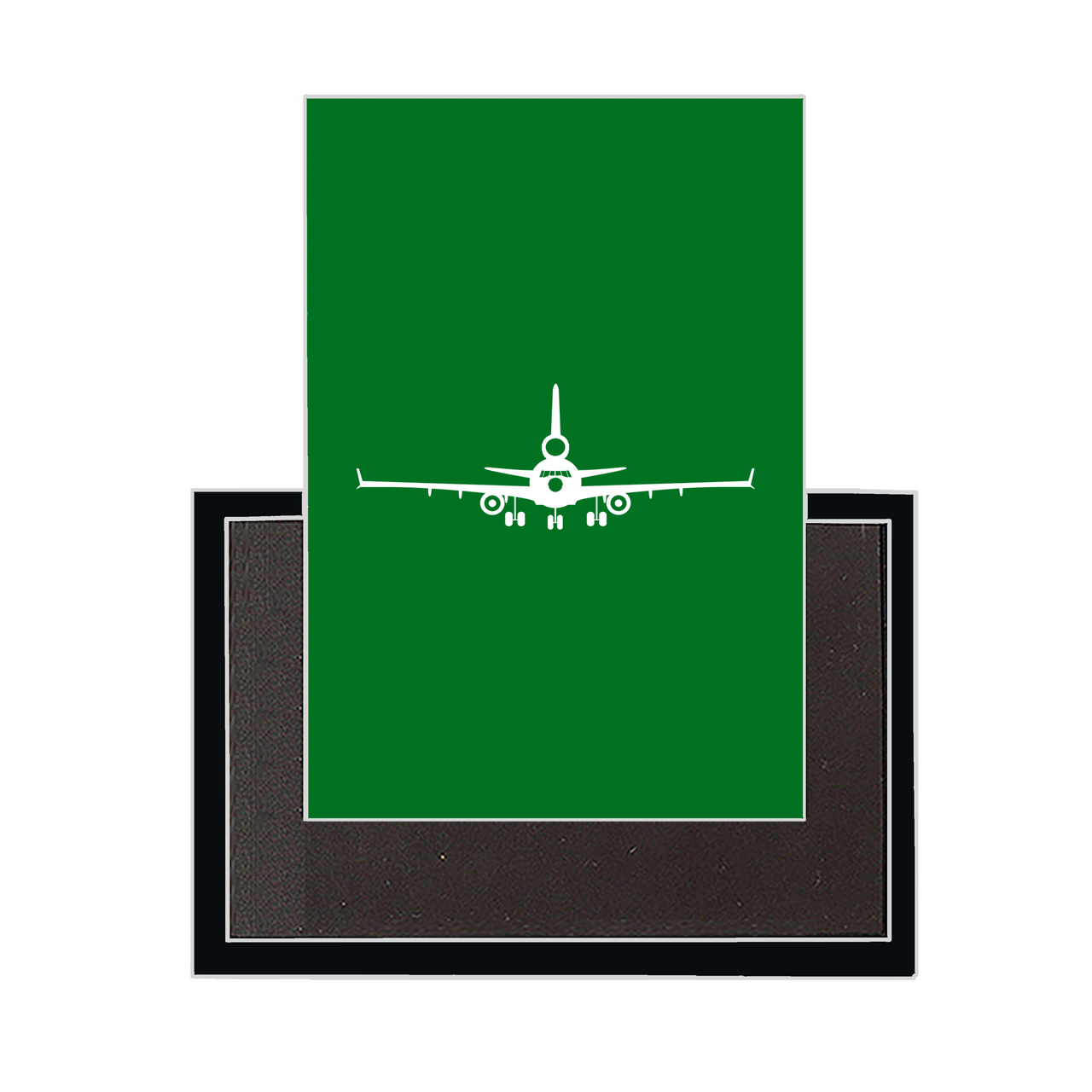 McDonnell Douglas MD-11 Silhouette Plane Designed Magnets