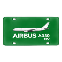 Thumbnail for The Airbus A330neo Designed Metal (License) Plates