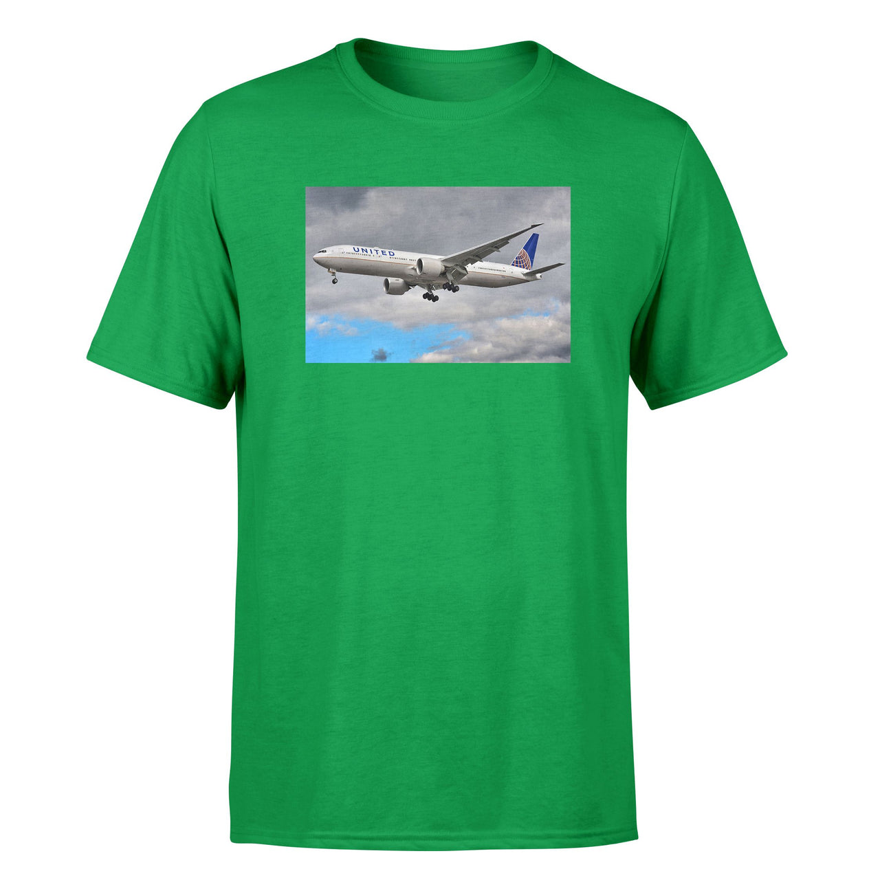 United Airways Boeing 777 Designed T-Shirts