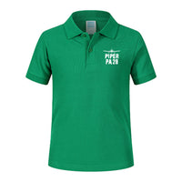 Thumbnail for Piper PA28 & Plane Designed Children Polo T-Shirts