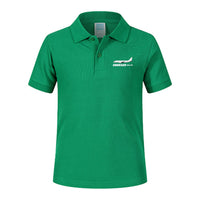 Thumbnail for The Embraer ERJ-175 Designed Children Polo T-Shirts