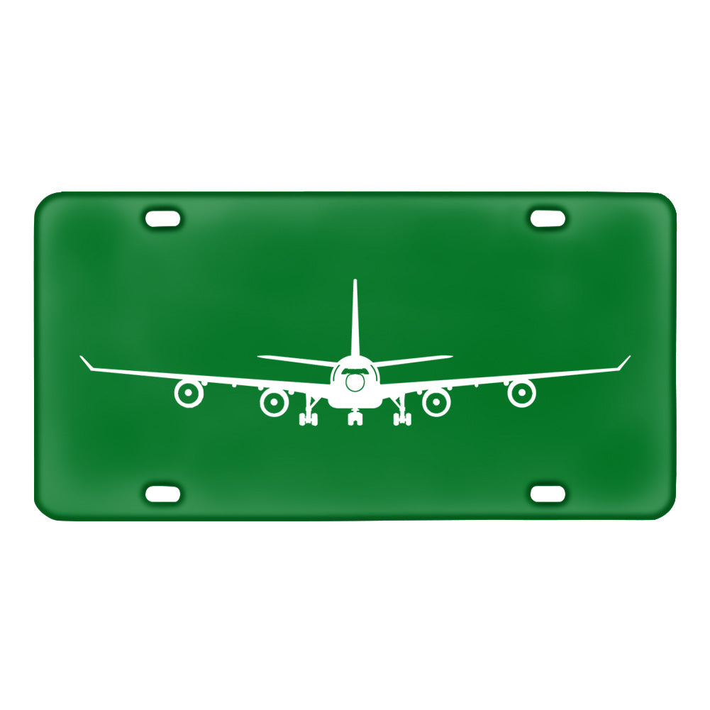 Airbus A340 Silhouette Designed Metal (License) Plates