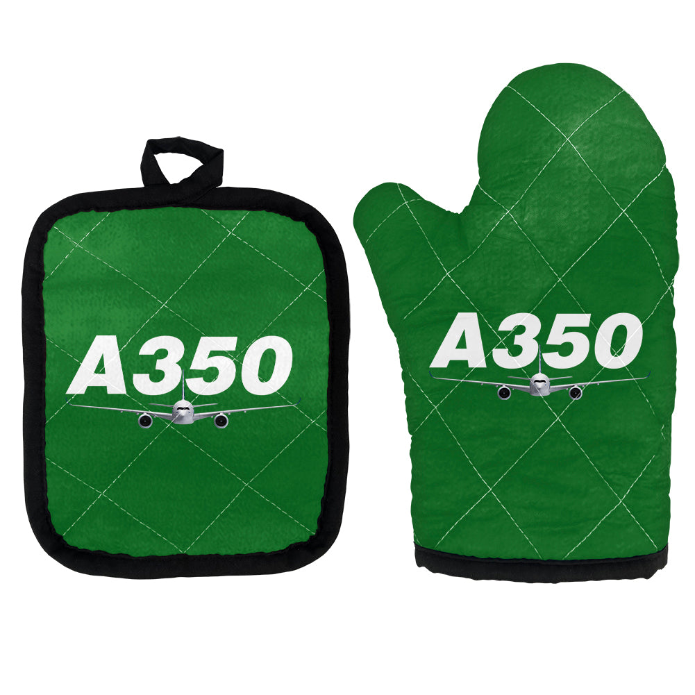 Super Airbus A350 Designed Kitchen Glove & Holder