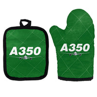 Thumbnail for Super Airbus A350 Designed Kitchen Glove & Holder