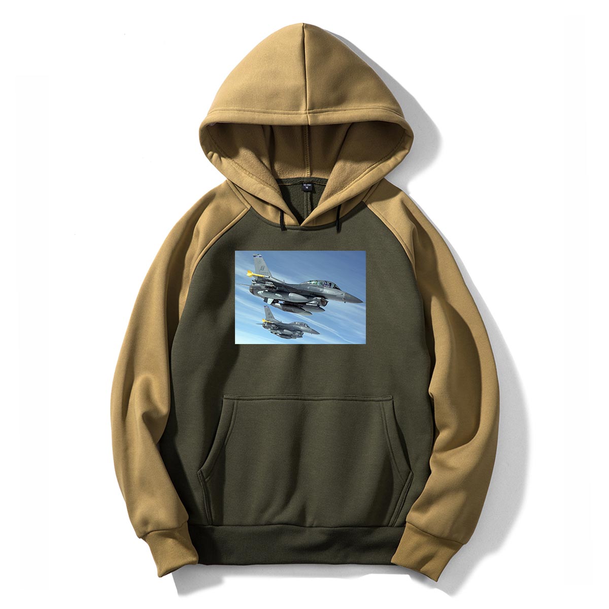 Two Fighting Falcon Designed Colourful Hoodies