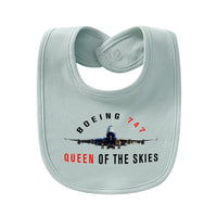 Thumbnail for Boeing 747 Queen of the Skies Designed Baby Saliva & Feeding Towels