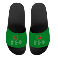 Thumbnail for Aviation Alphabet 3 Designed Sport Slippers