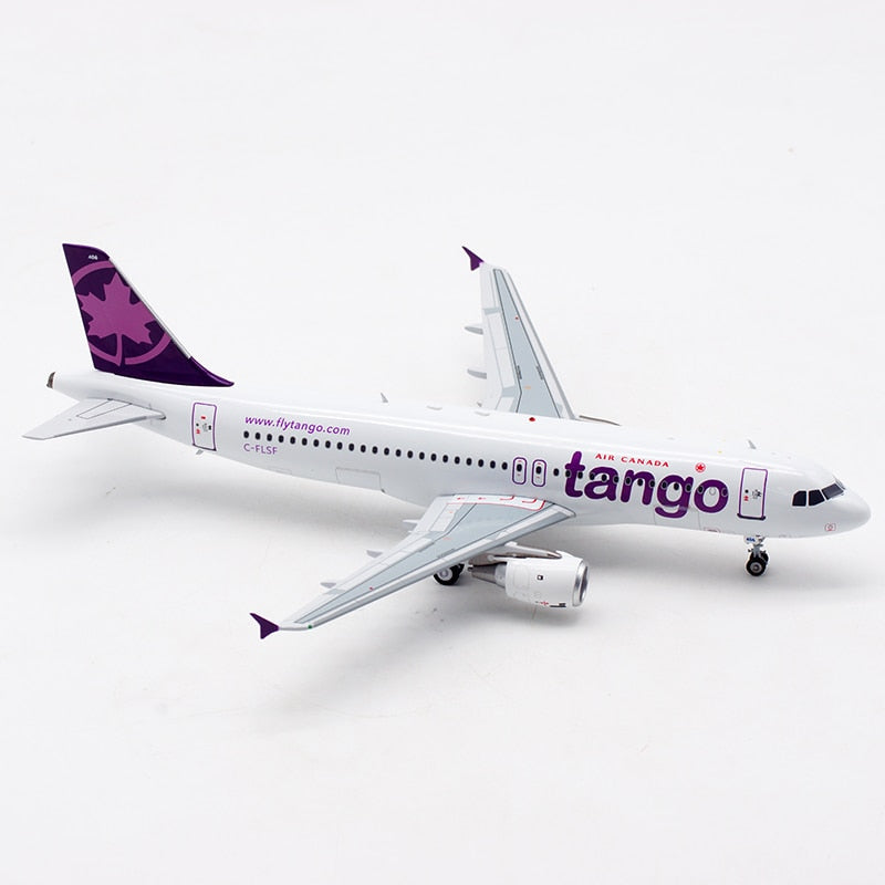 Tango Air Canada C-FLSF A320 Airplane Model (1/200 Scale)