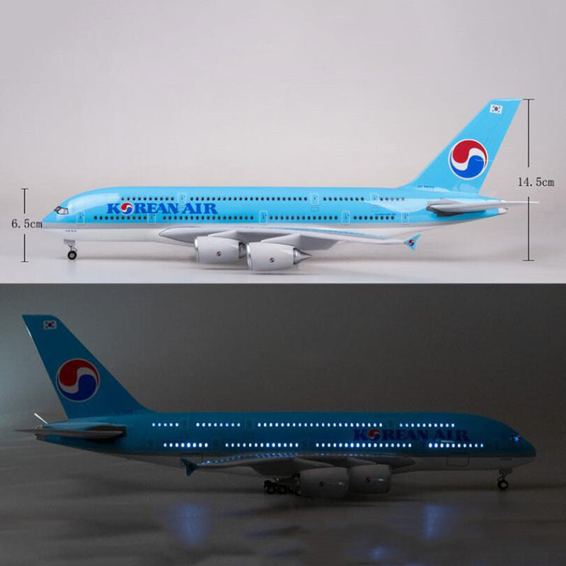 Korean Air Airbus A380 Airplane Model (1/160 Scale)