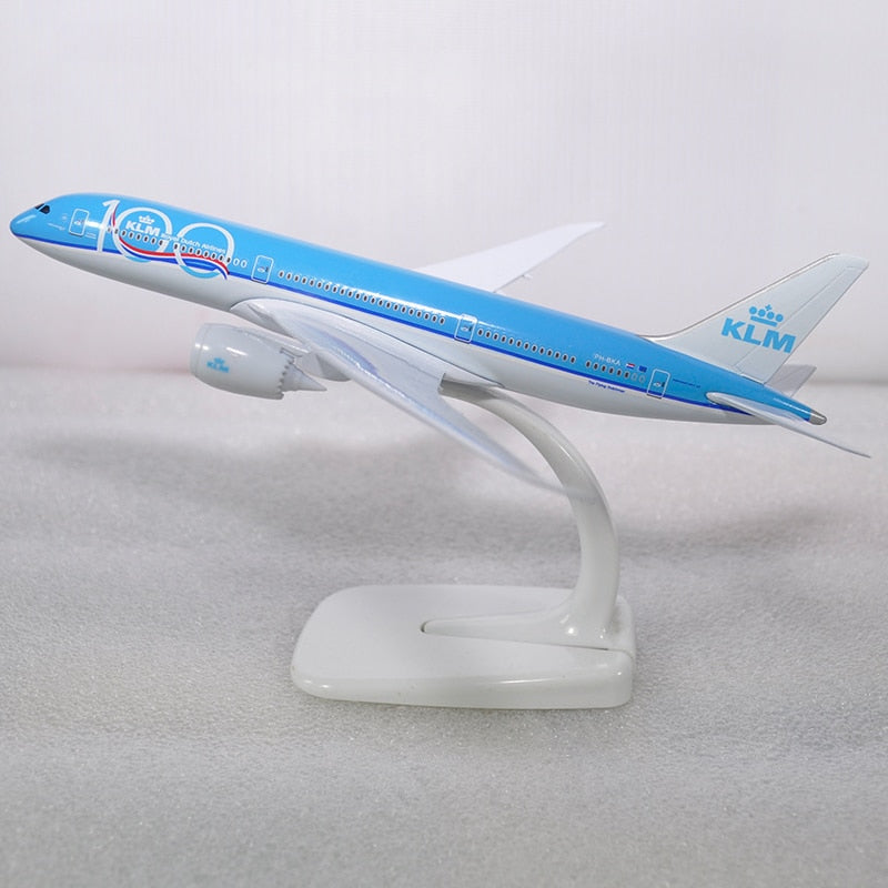 KLM Airlines Boeing 787 Airplane Model (20CM)