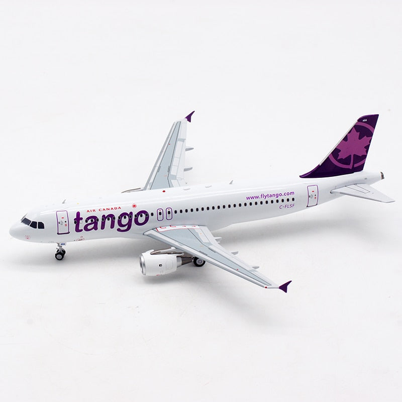 Tango Air Canada C-FLSF A320 Airplane Model (1/200 Scale)