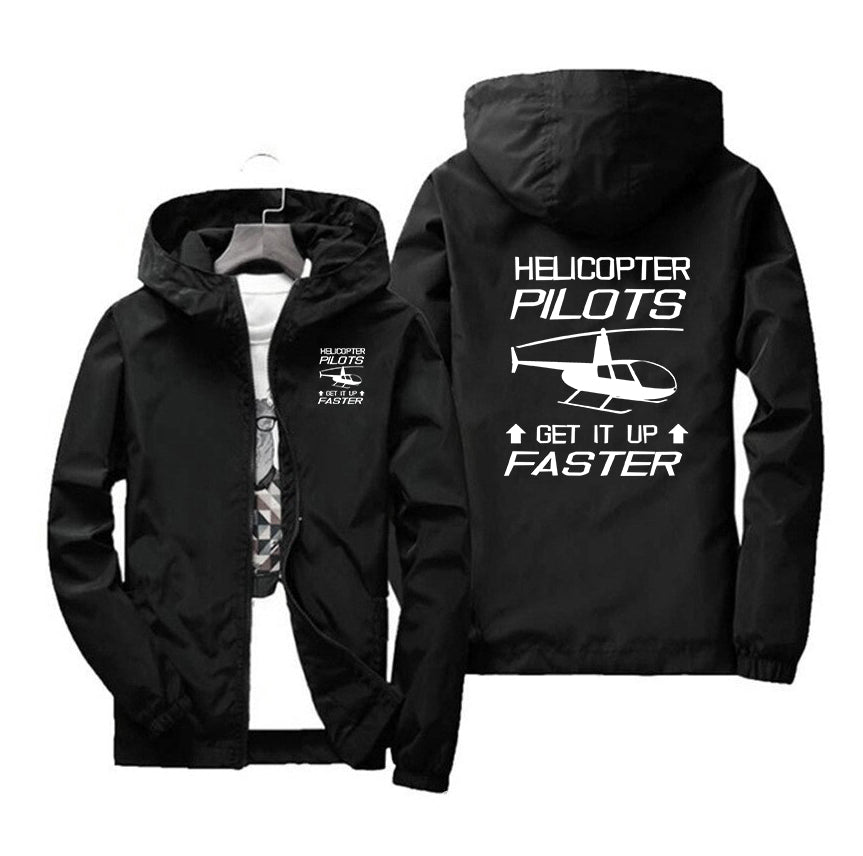 Helicopter Pilots Get It Up Faster Designed Windbreaker Jackets