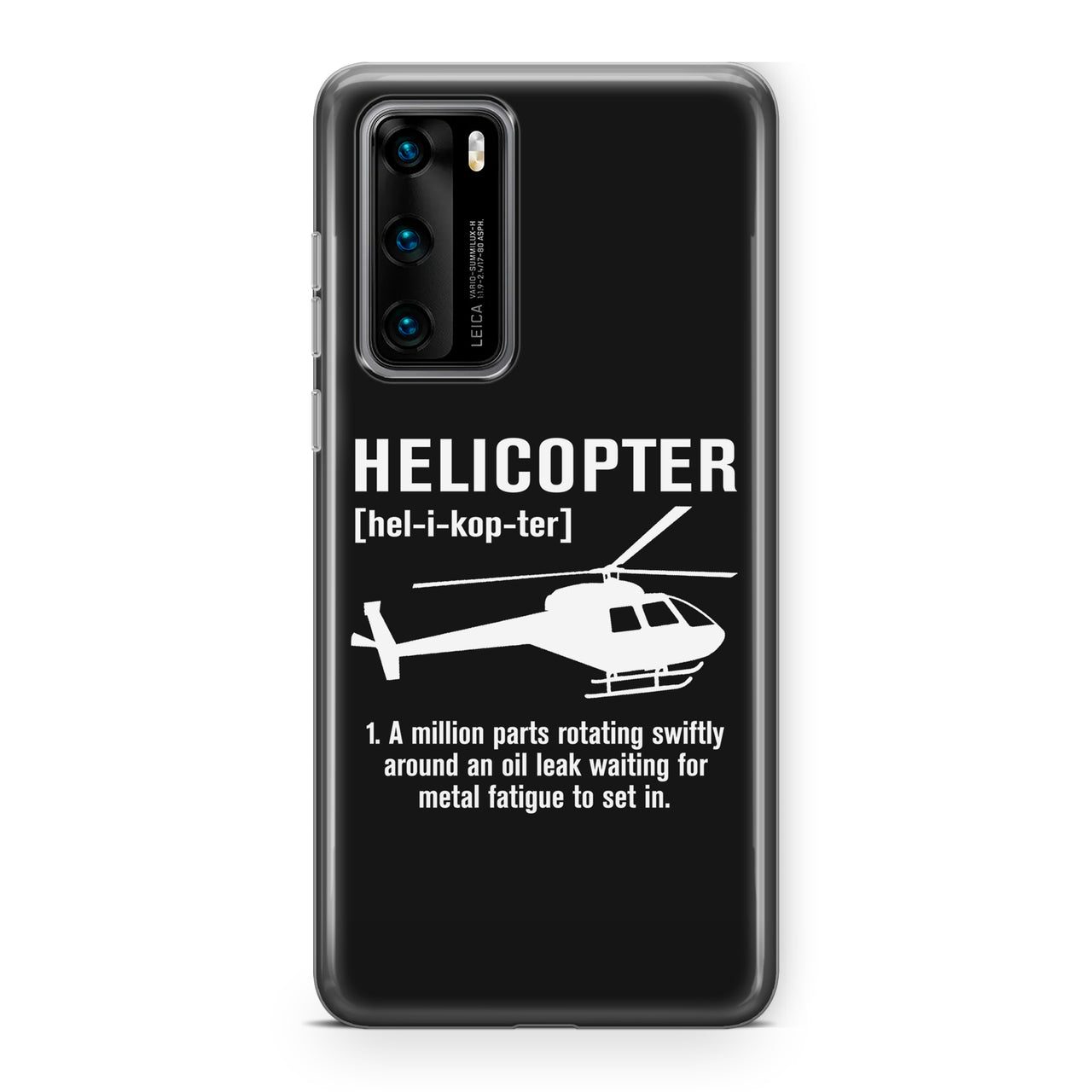 Helicopter [Noun] Designed Huawei Cases