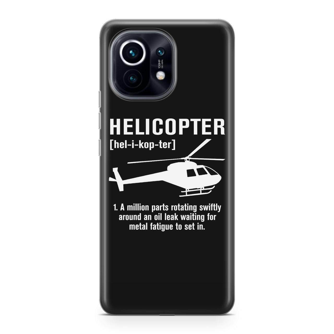 Helicopter [Noun] Designed Xiaomi Cases