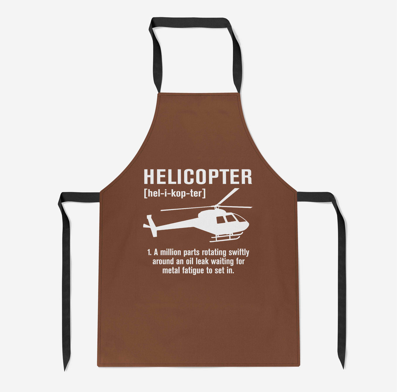 Helicopter [Noun] Designed Kitchen Aprons