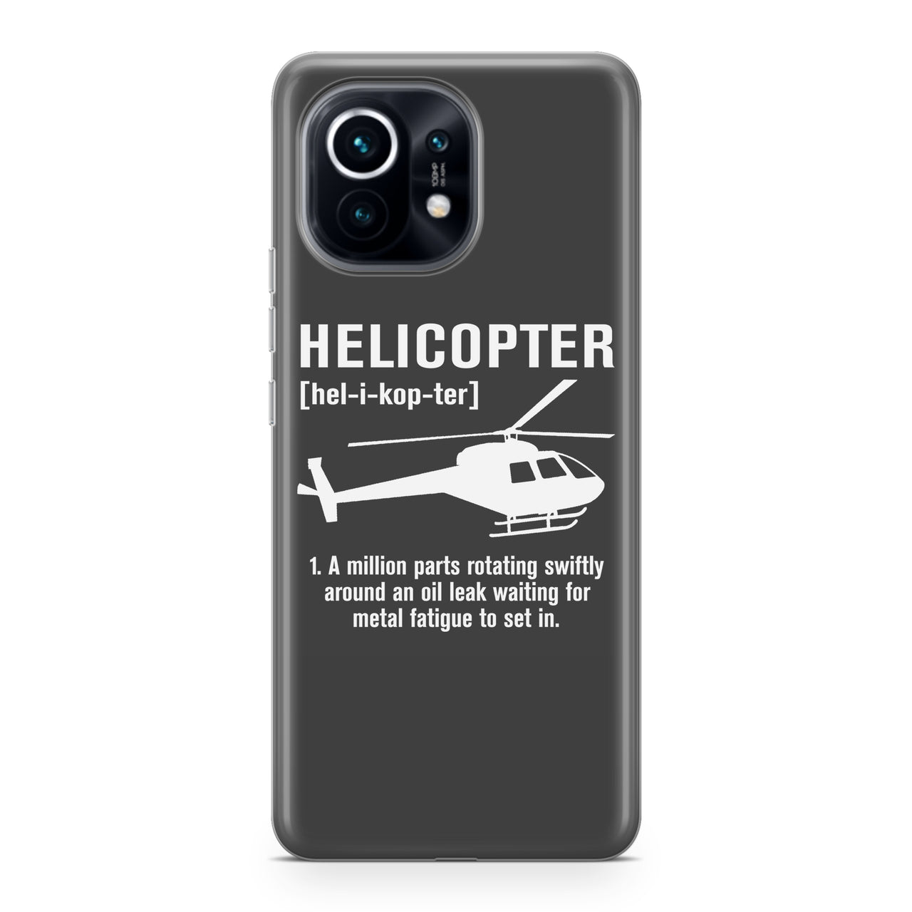 Helicopter [Noun] Designed Xiaomi Cases