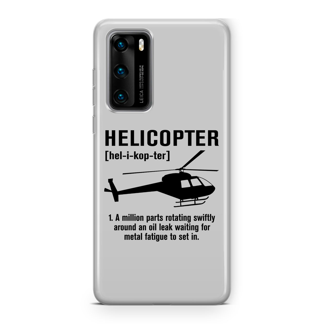 Helicopter [Noun] Designed Huawei Cases