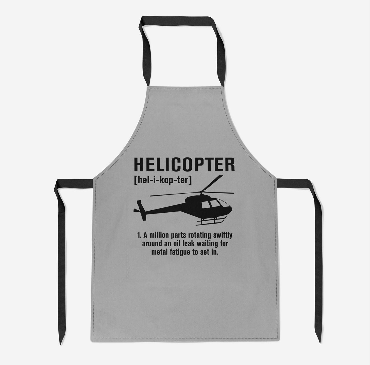 Helicopter [Noun] Designed Kitchen Aprons