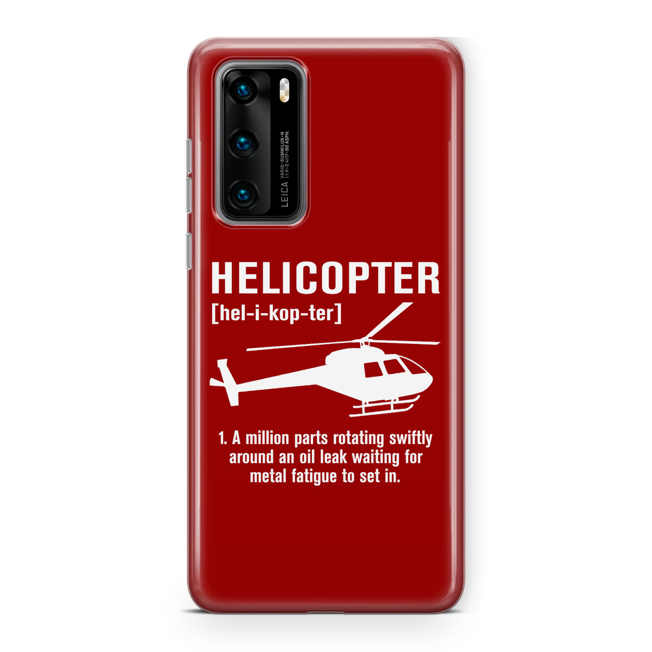 Helicopter [Noun] Designed Huawei Cases