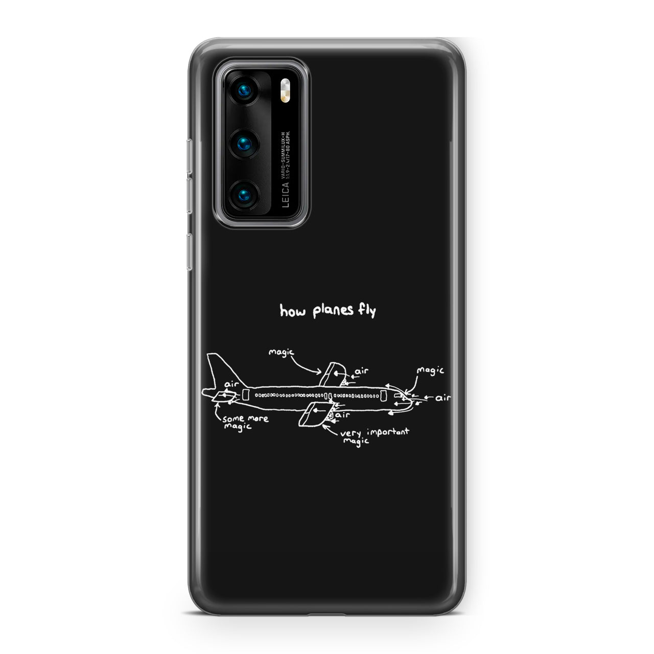 How Planes Fly Designed Huawei Cases