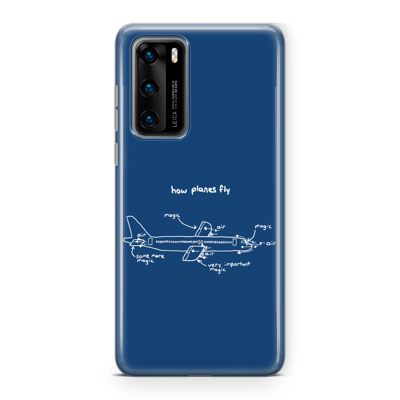 How Planes Fly Designed Huawei Cases