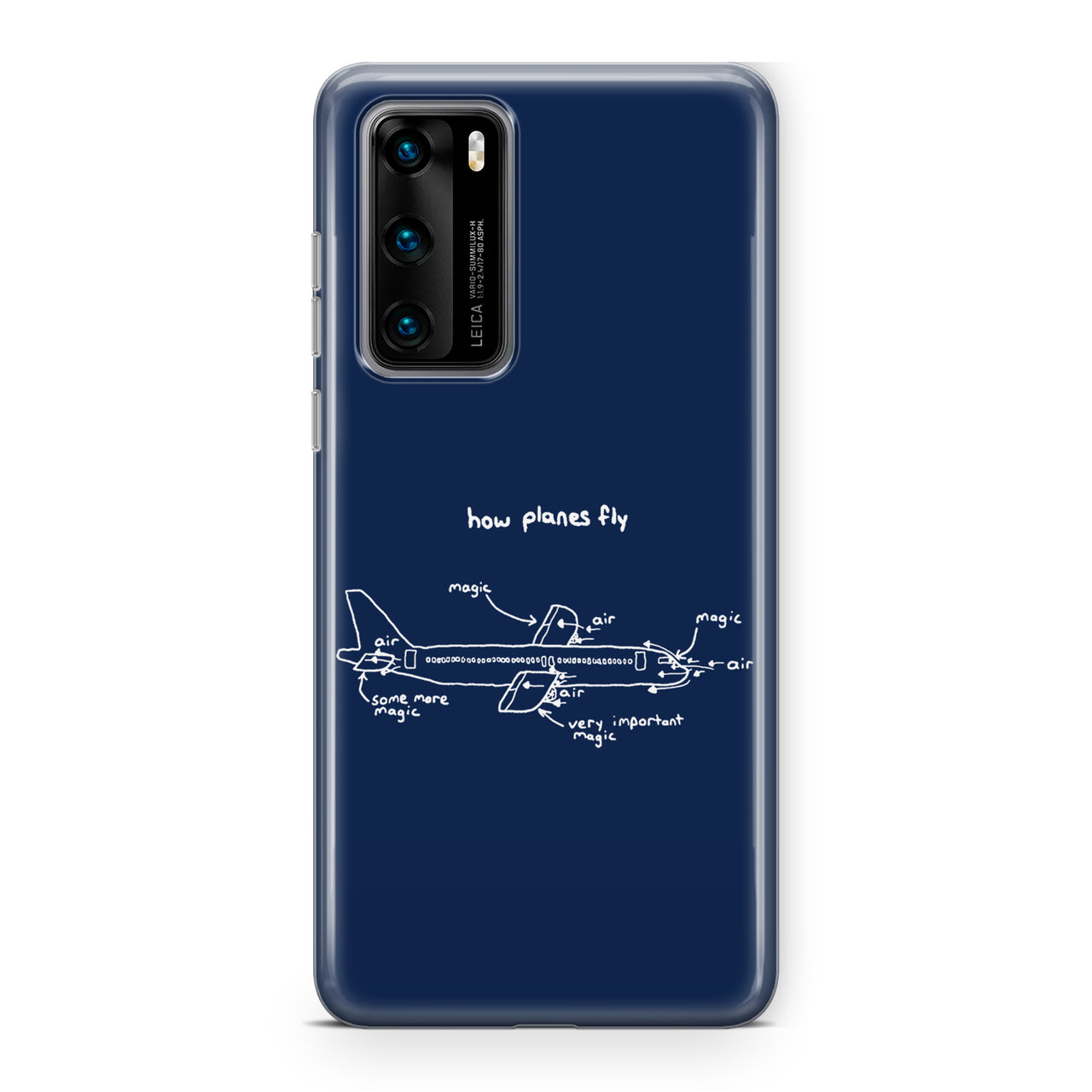 How Planes Fly Designed Huawei Cases