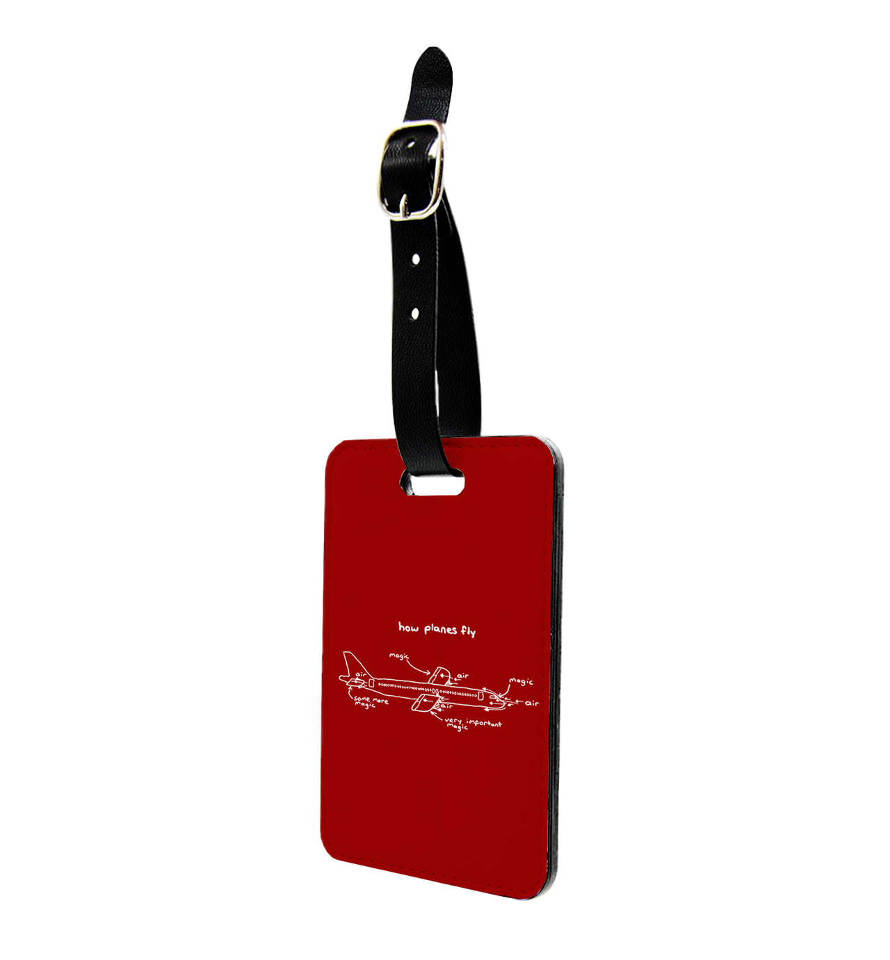 How Planes Fly Designed Luggage Tag