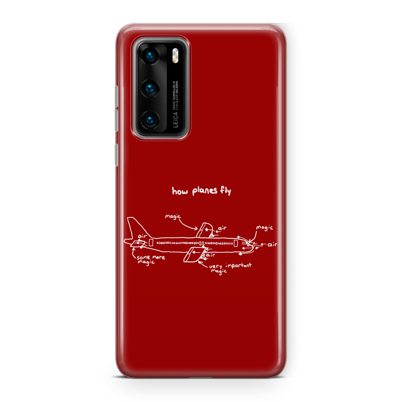 How Planes Fly Designed Huawei Cases