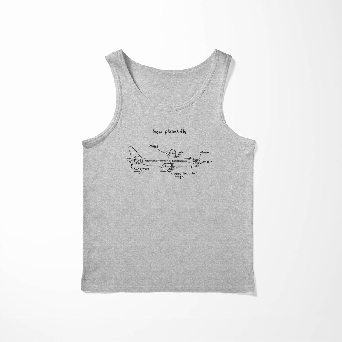 How Planes Fly Designed Tank Tops