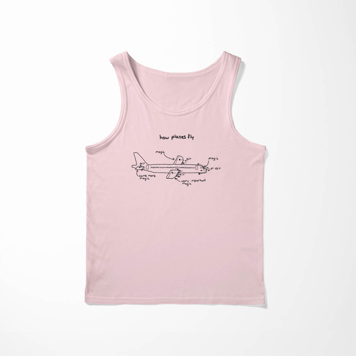 How Planes Fly Designed Tank Tops