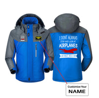 Thumbnail for I Don't Always Stop and Look at Airplanes Designed Thick Winter Jackets