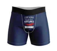 Thumbnail for I Don't Always Stop and Look at Airplanes Designed Men Boxers