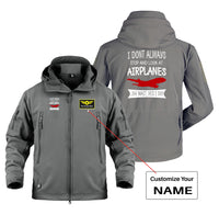 Thumbnail for I Don't Always Stop and Look at Airplanes Designed Military Jackets (Customizable)