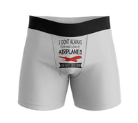 Thumbnail for I Don't Always Stop and Look at Airplanes Designed Men Boxers