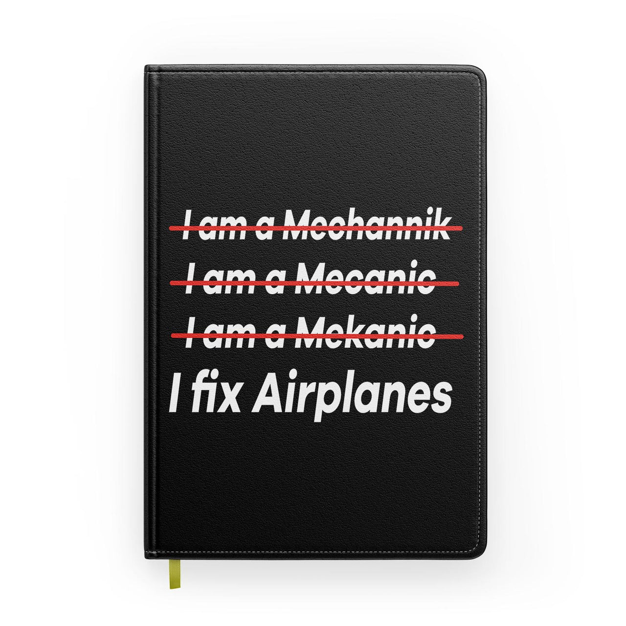 I Fix Airplanes Designed Notebooks