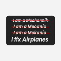 Thumbnail for I Fix Airplanes Designed Bath Mats