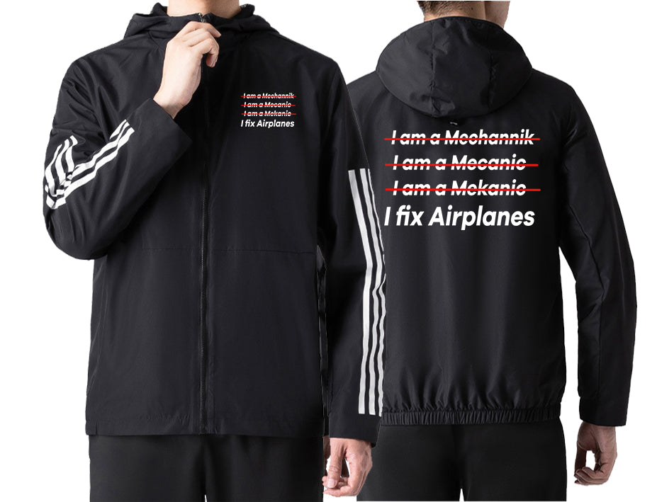 I Fix Airplanes Designed Sport Style Jackets