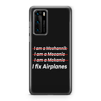 Thumbnail for I Fix Airplanes Designed Huawei Cases