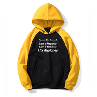 Thumbnail for I Fix Airplanes Designed Colourful Hoodies