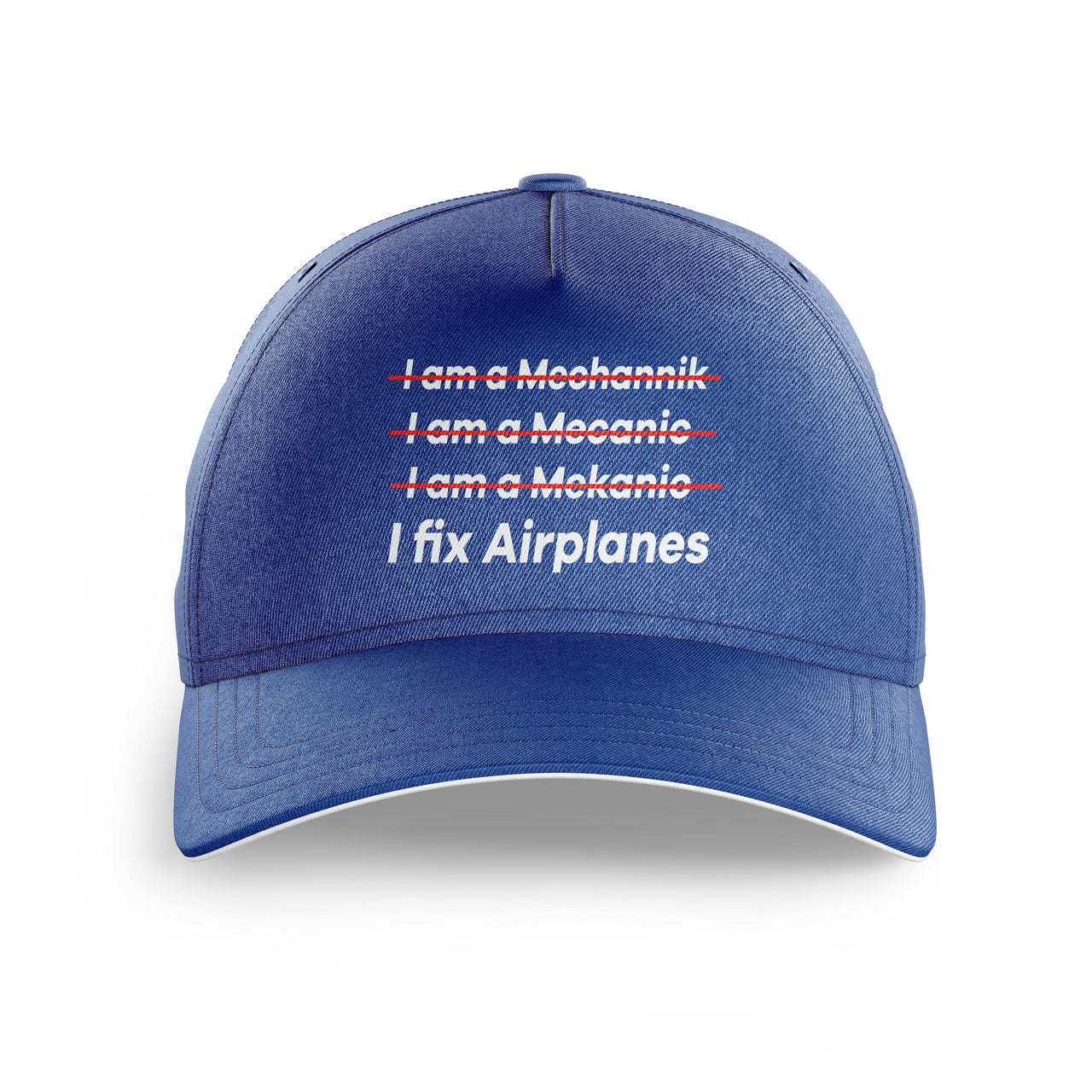 I Fix Airplanes Printed Hats