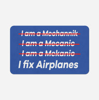 Thumbnail for I Fix Airplanes Designed Bath Mats