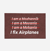 Thumbnail for I Fix Airplanes Designed Door Mats