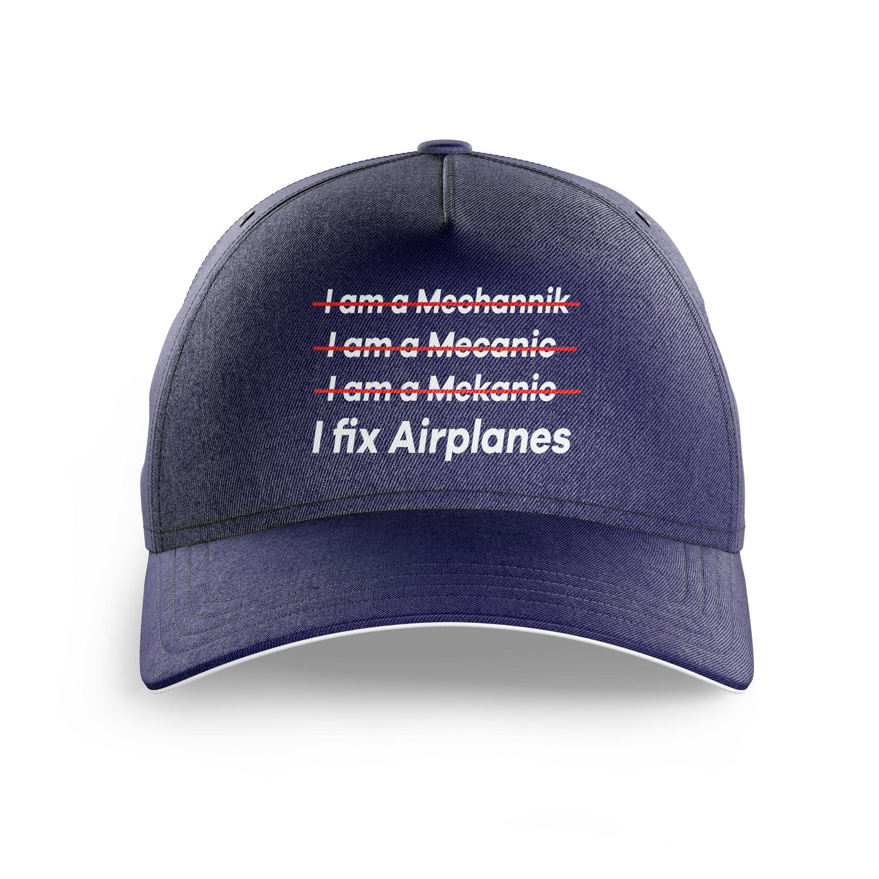 I Fix Airplanes Printed Hats