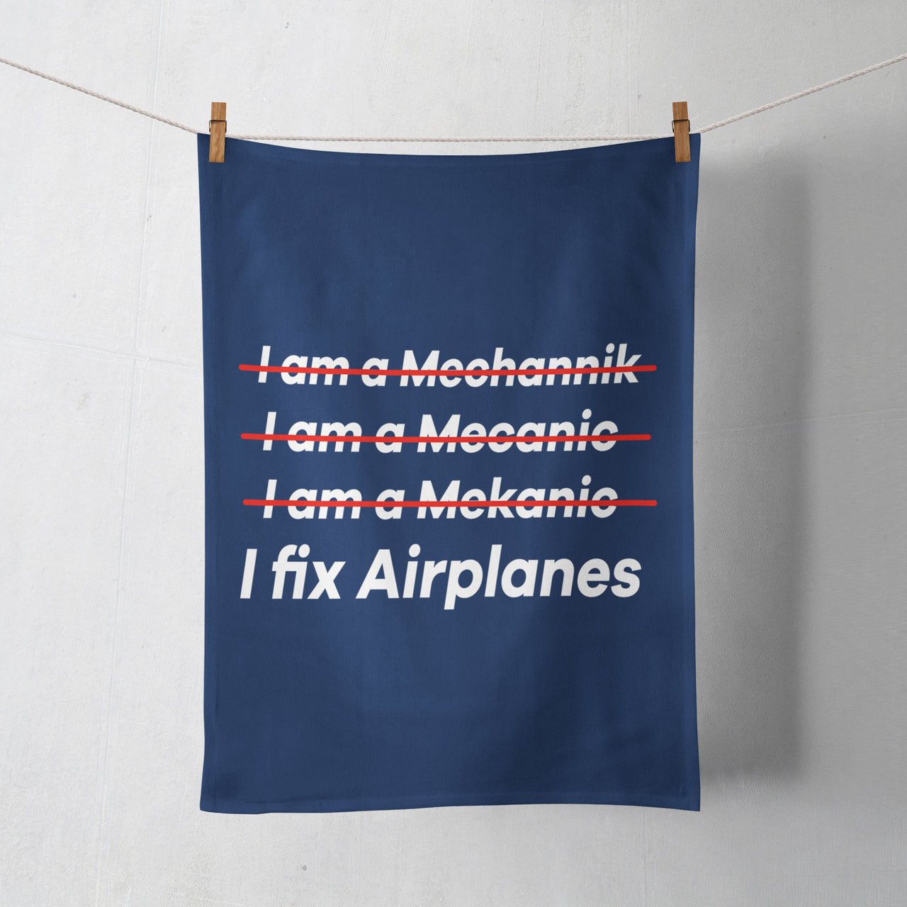 I Fix Airplanes Designed Towels