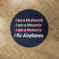 Thumbnail for I Fix Airplanes Designed Carpet & Floor Mats (Round)