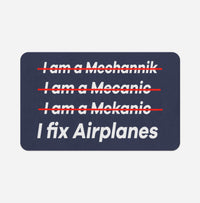 Thumbnail for I Fix Airplanes Designed Bath Mats