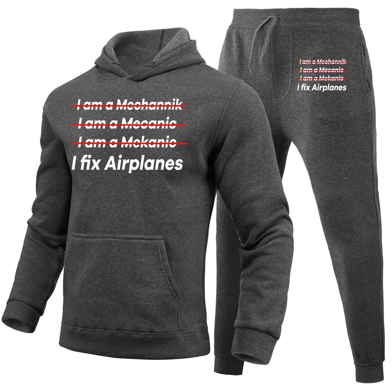 I Fix Airplanes Designed Hoodies & Sweatpants Set